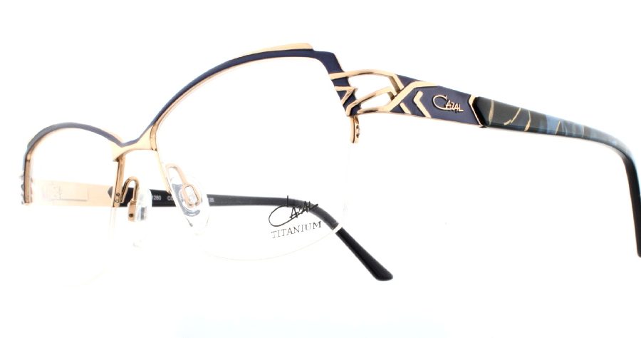 CAZAL </br>1280</br> Kleur: Blauw/multi</br> Mat.: Titanium </br> Type: Dames